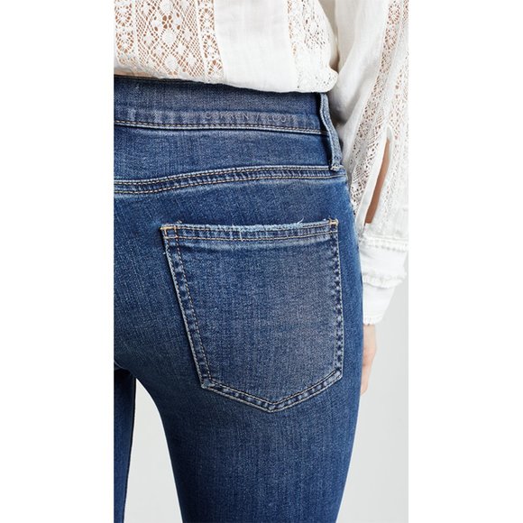 Current Elliott Stiletto Jeans Worn Stretch Indigo - Picture 3 of 8